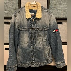 Tommy Jeans Sherpa Denim Jacket, Men’s XL